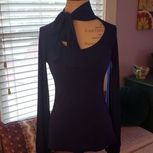 Express tie front blouse